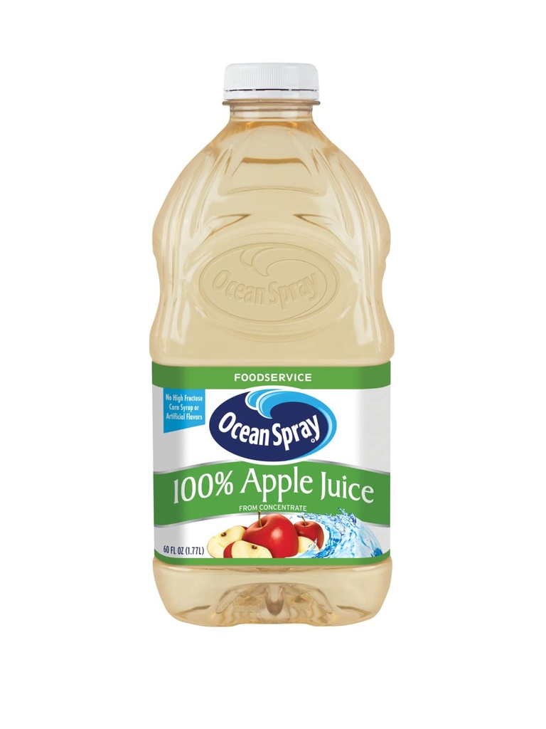 Ocean Spray 100% Apple Juice 8/60 OZ