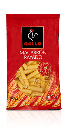 Gallo Macarroni Rayado 24/250 GR