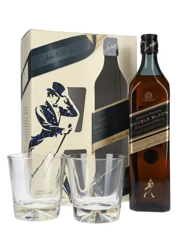 [0300-DG-JW-902030] Johnnie Walker Double Black 6/0.75 L With Glass