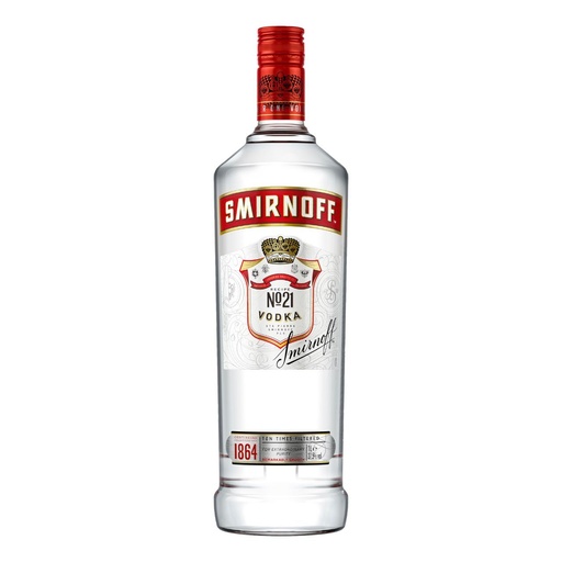 [0700-DG-SV-090245] Smirnoff Vodka Red 12/1 L