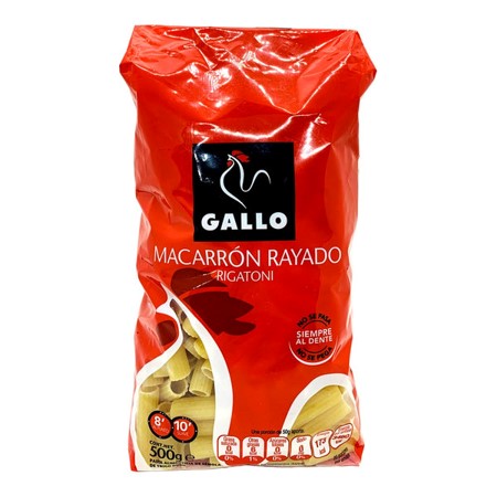[1500-GL-080247A] Gallo Macaroni Rayado (Rigatoni) 18/450 GR